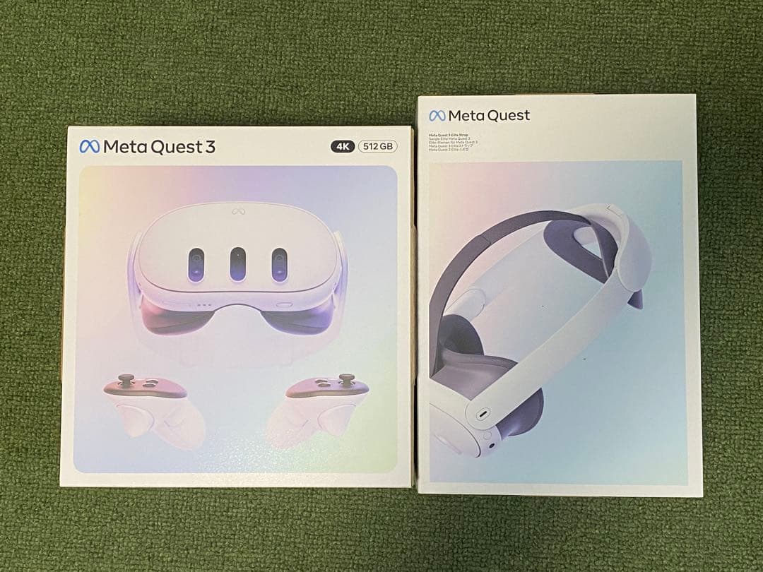 H*2様 保証付き Quest3 512GB VRヘッドセット＆Elit