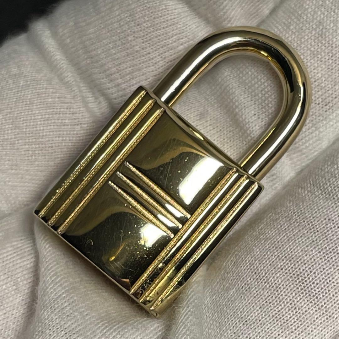 【美品】エルメス K24ゴールドメッキ パドロック カデナ リペア品 101番
