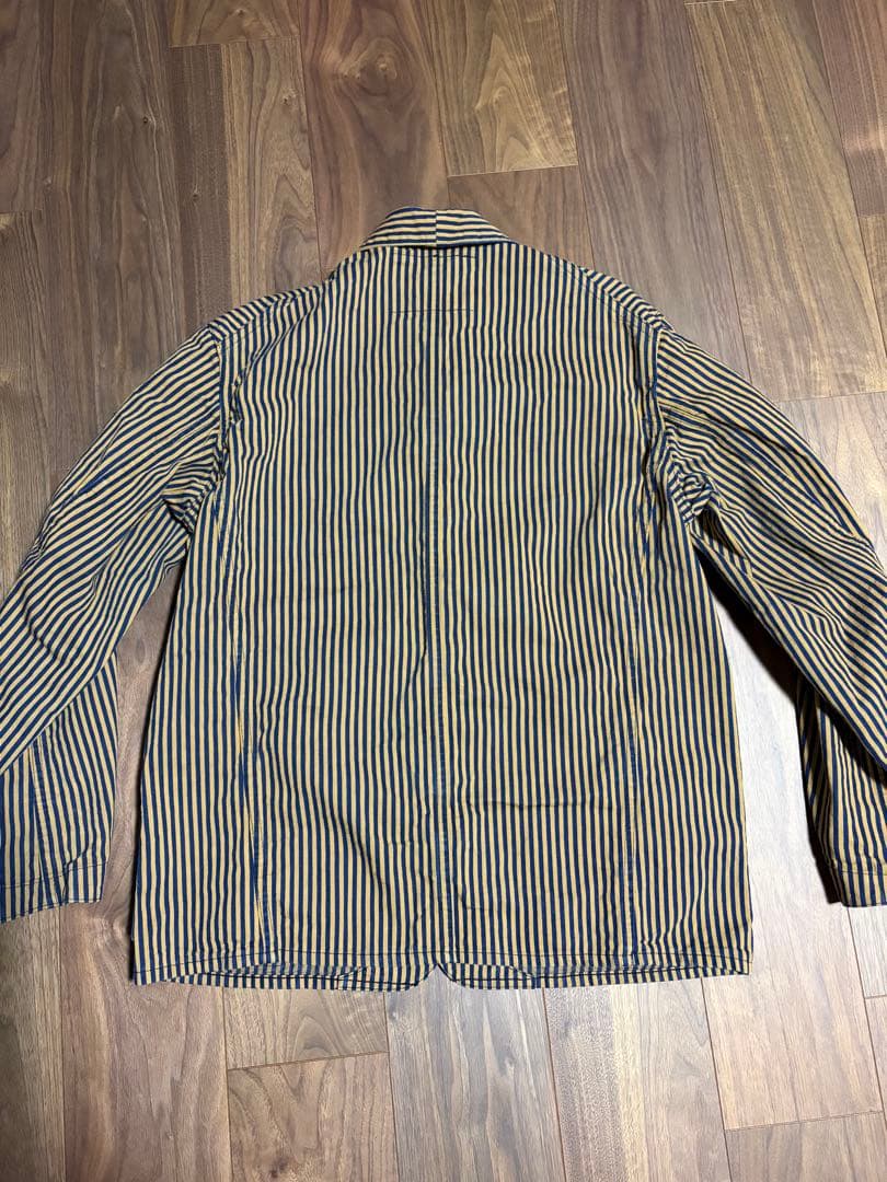 TCBジーンズ キャットハート チョアコート タビーキャットストライプ 40