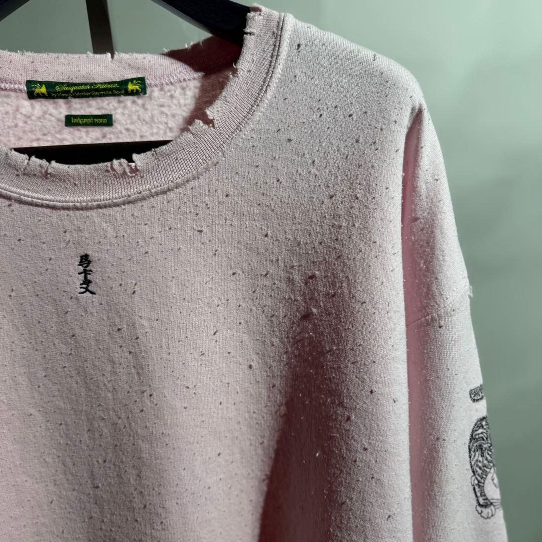 トップス Sasquatch Fabrix haguremono SWEAT sizeL