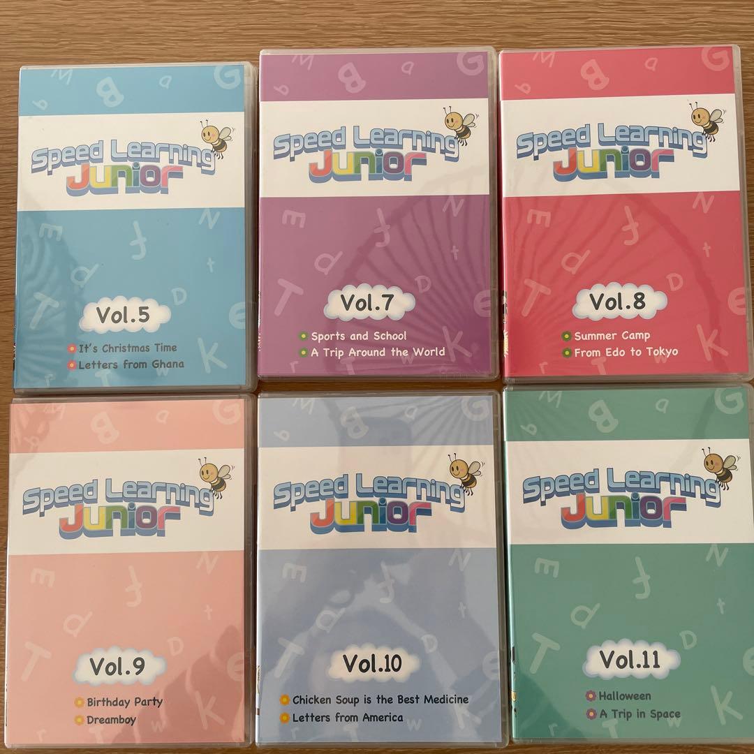 スピードラーニングジュニア  1〜12 全巻セット　英語