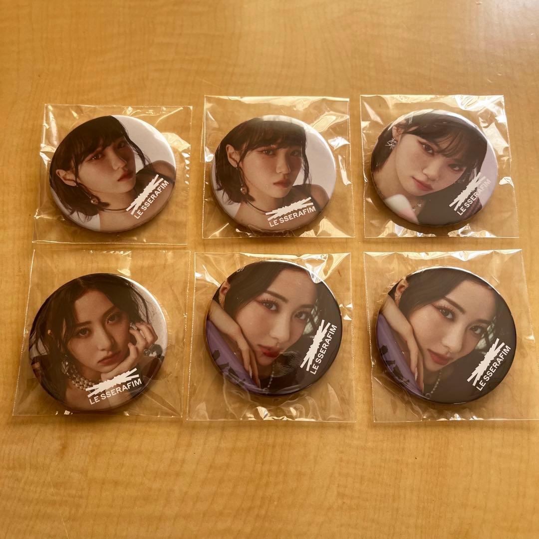 LE SSERAFIM チェウォン ユンジン 缶バッジ 愛知 東京