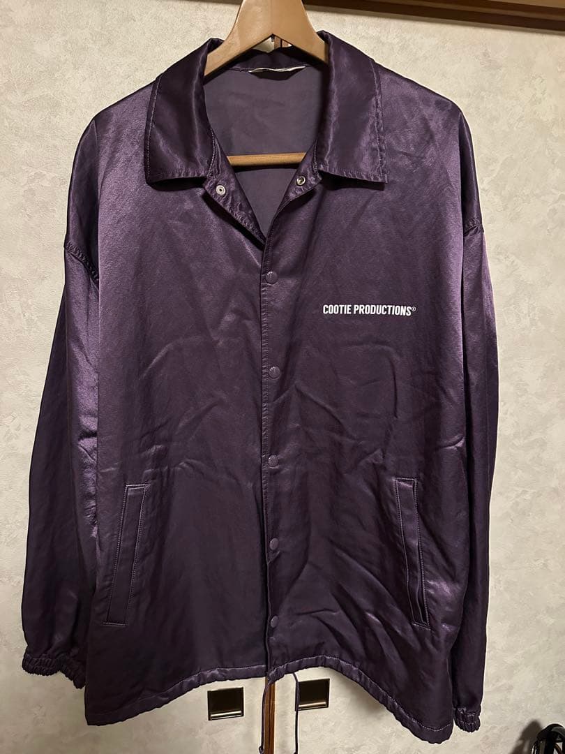 COOTIE/R/C SATIN COACH JACKET オーバーサイズ