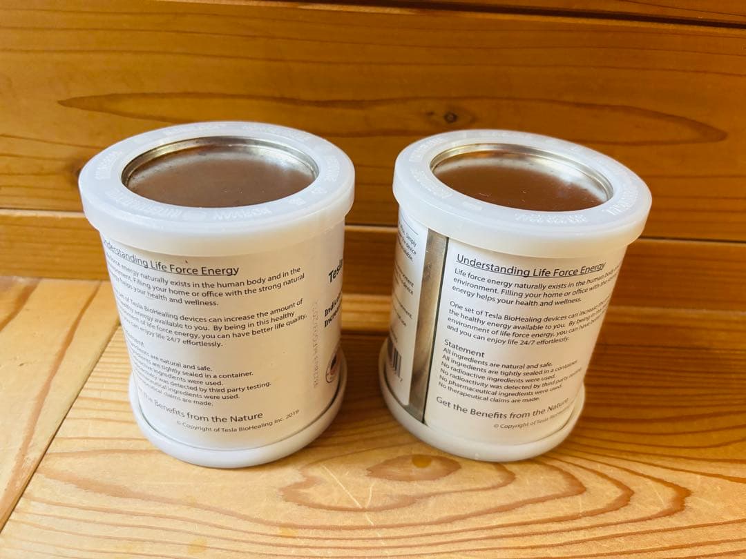 テスラ缶（2本セット）　バイオヒーラー　メドベッド（正規店取扱い商品）