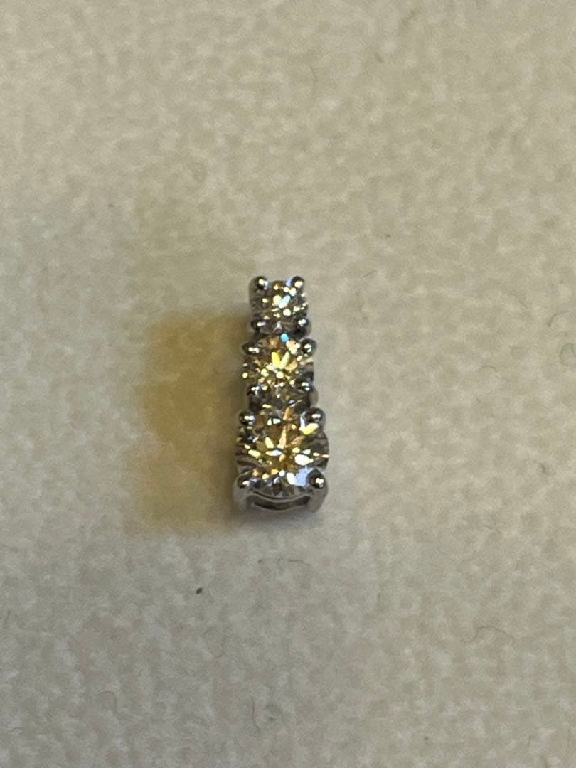 着用美品未使用　天然ダイヤモンドペンダントヘッド 0.5 ct QVCgstv