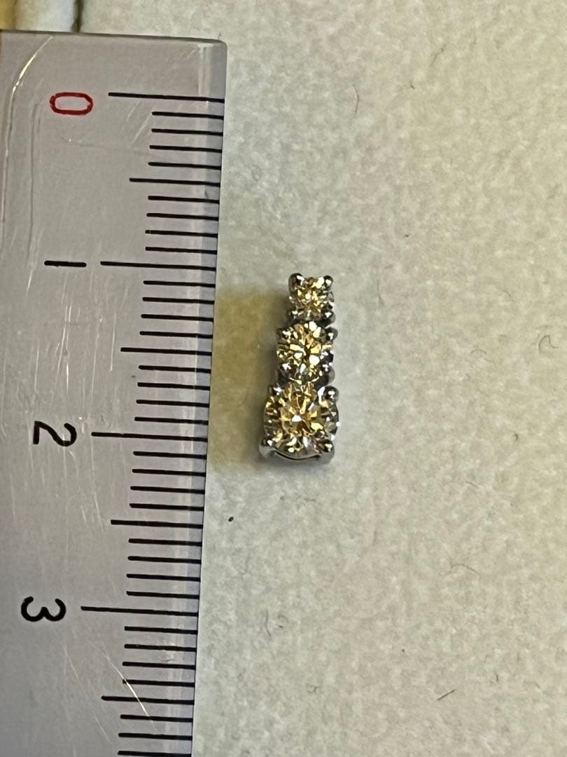 着用美品未使用　天然ダイヤモンドペンダントヘッド 0.5 ct QVCgstv