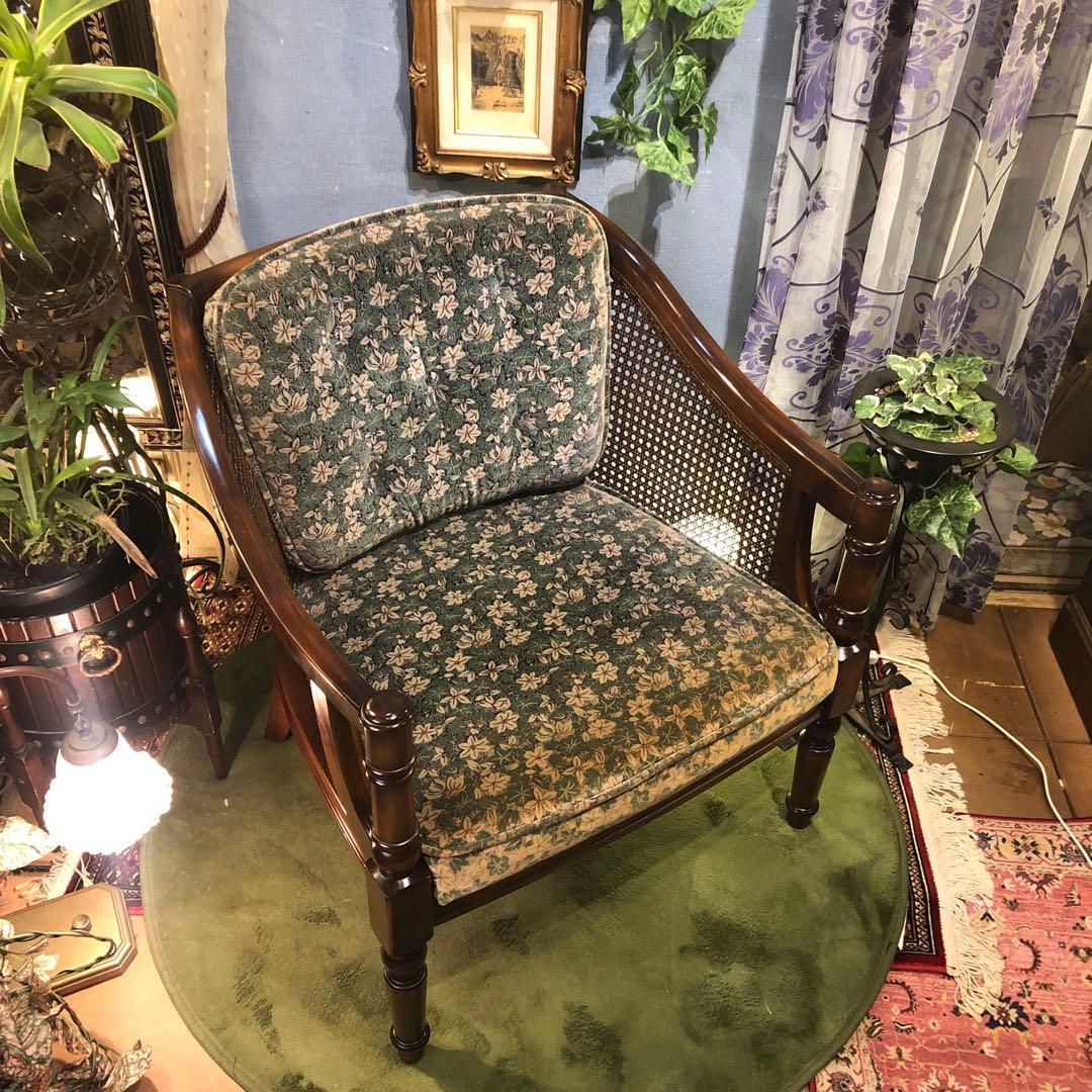 mamiii L 1カリモクオールドヴィンテージコロニアル シングルソファ