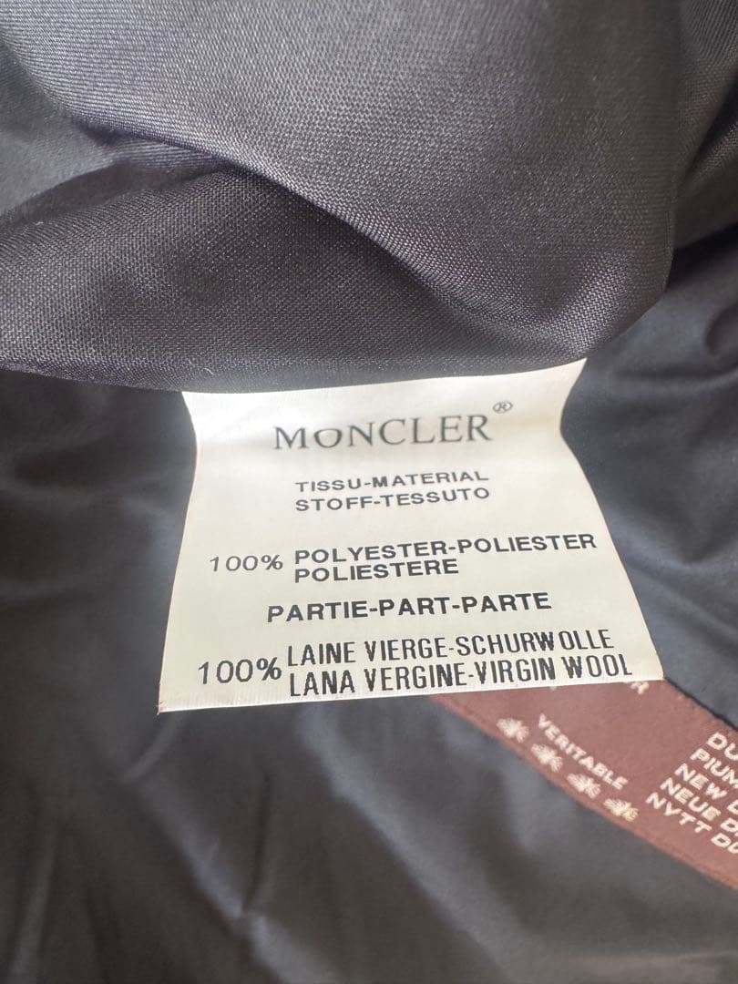 MONCLER ダウンベスト サイズ6 黒