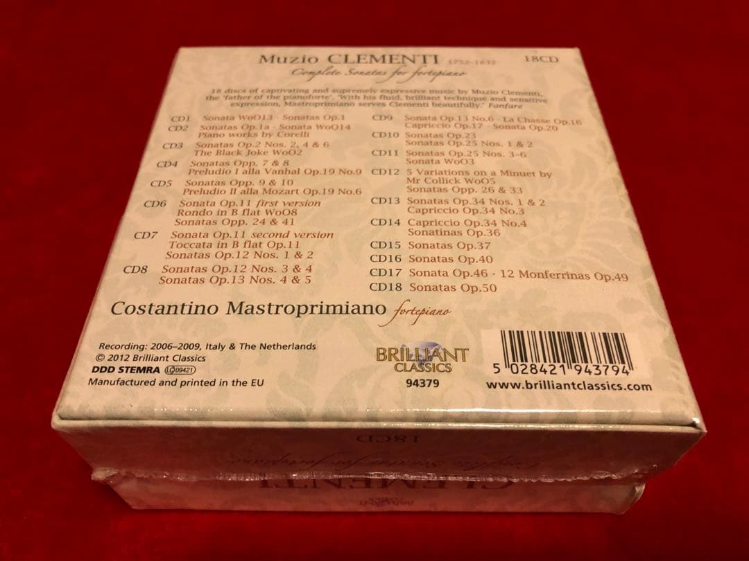 クラシック CLEMENTI COMPLETE SONATAS FOR FORTEPIANO