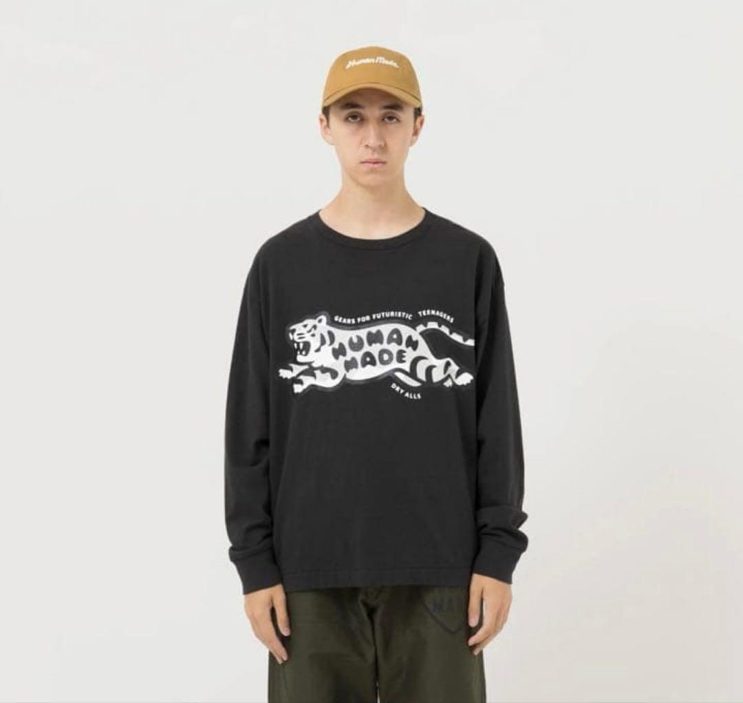 HUMAN MADE TIGER L/S T-SHIRT タイガー ロンT L