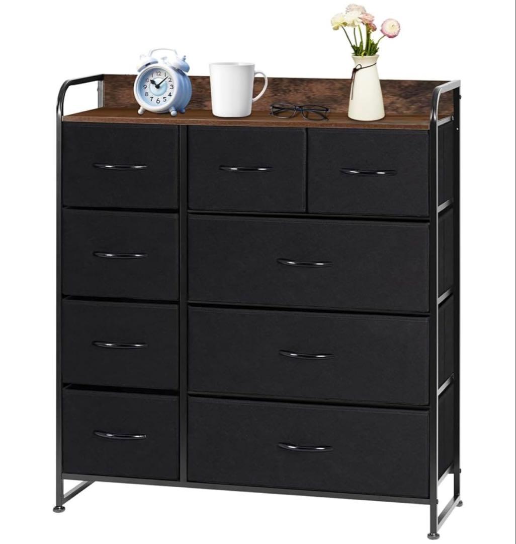 チェスト 収納 タンス 洋服収納 リビング収納 大容量 衣類収納 黒