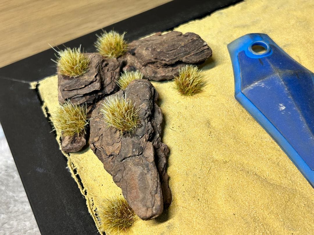 HG ガンプラ グフVSガンダム　ジオラマ