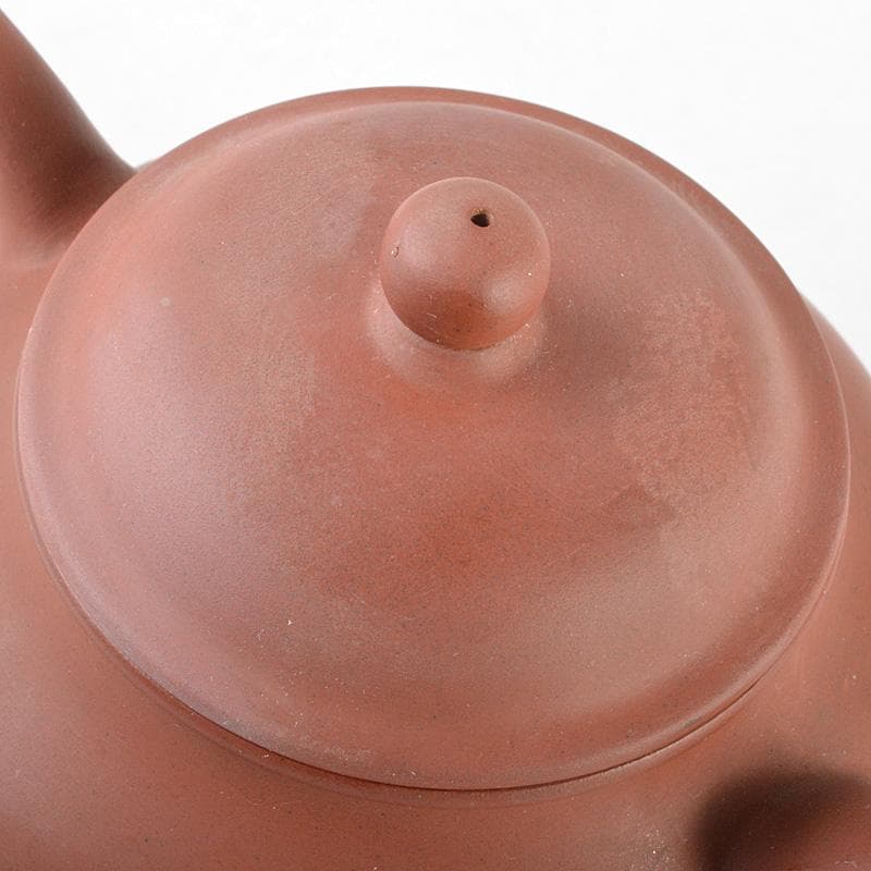 中国　紫砂　朱泥　急須　茶壷　在銘　V　R5672