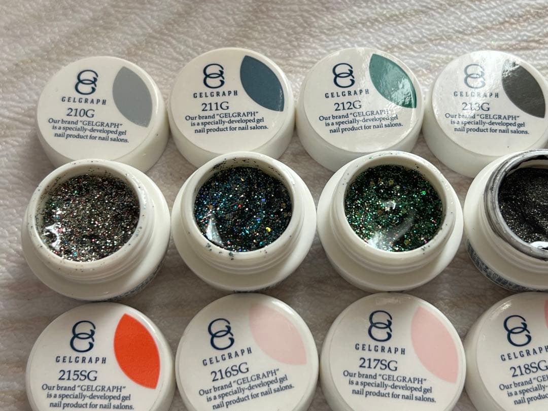 Gelgraph ネイルカラージェル　ネイルジェル　 16点セット