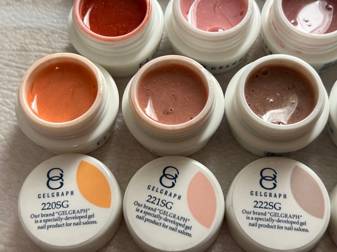 Gelgraph ネイルカラージェル　ネイルジェル　 16点セット