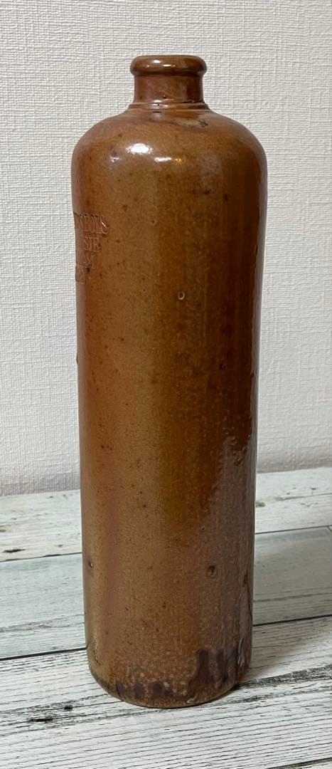 イギリスアンティーク　陶器製ボトル　2個セット