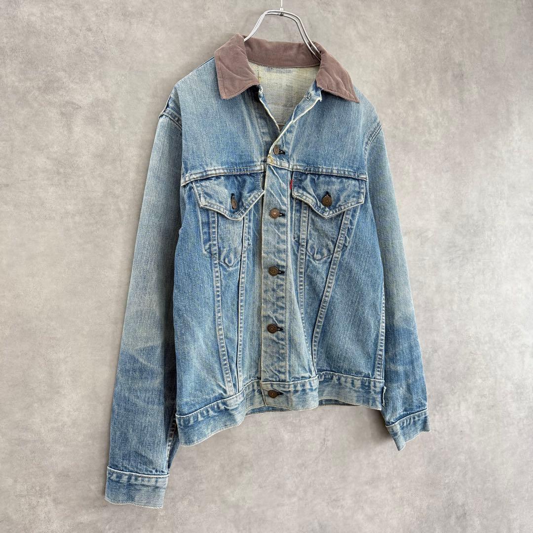 70s Levi's 70505 デニムジャケット 襟コーデュロイ 36相当