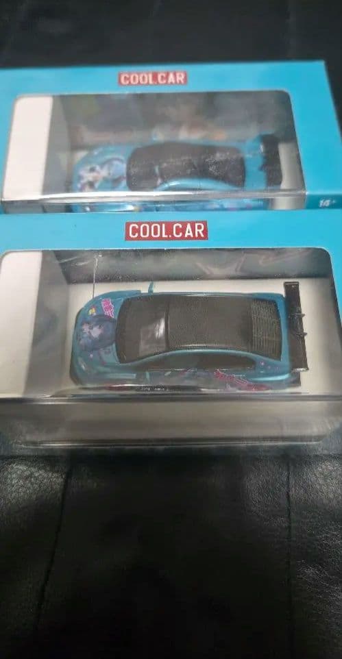 1/64 COOLCAR GT-R + CIVIC 初音ミクフィギュア付き