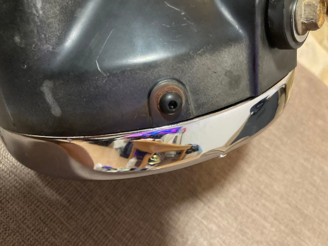 【純正】ゼファー400χZEPHYRχ ヘッドライトとリム　ライトケースセット