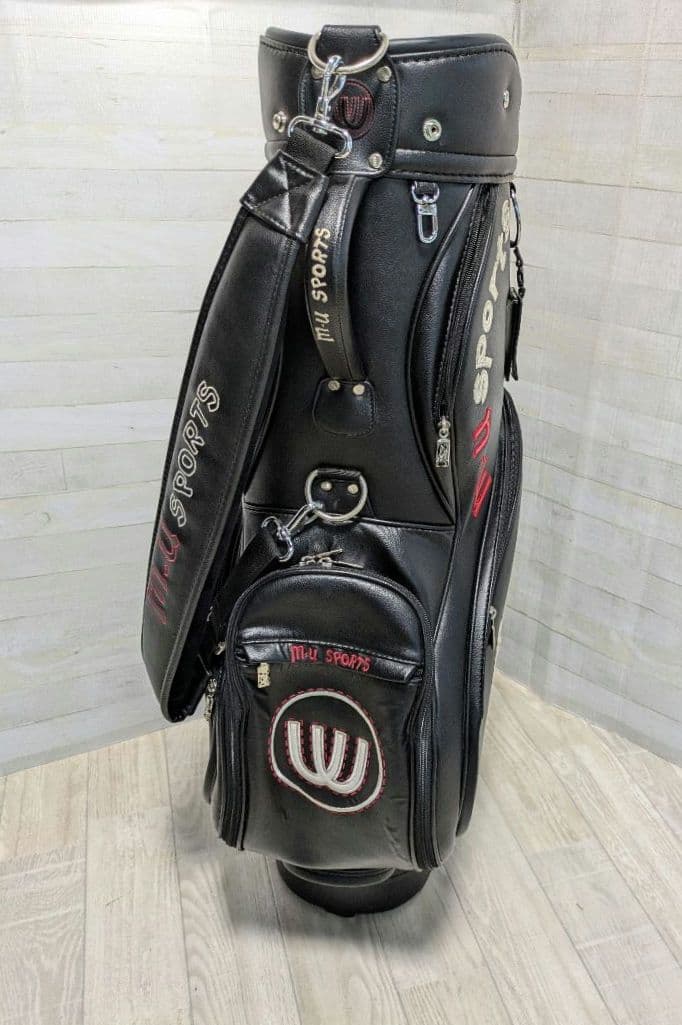 MU ミエコ ウエサコキャディバッグ キャスター付き　ゴルフバッグ