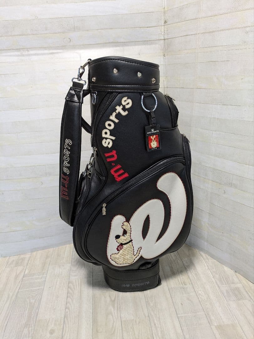 MU ミエコ ウエサコキャディバッグ キャスター付き　ゴルフバッグ