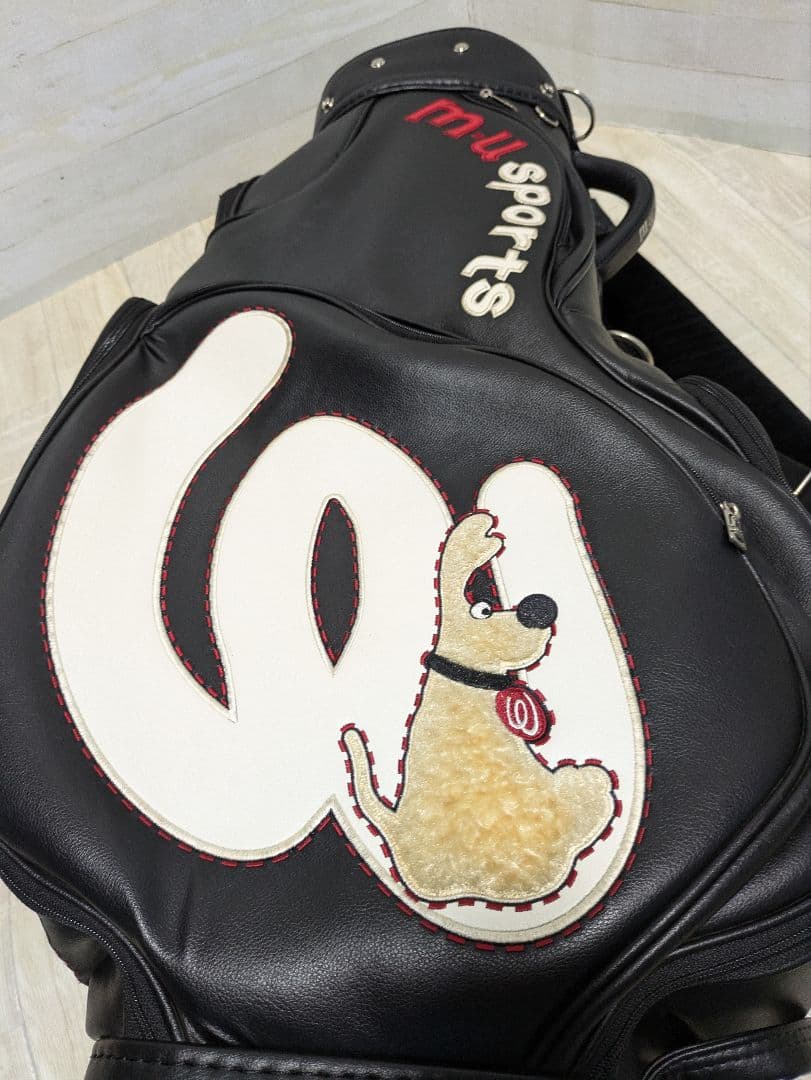 MU ミエコ ウエサコキャディバッグ キャスター付き　ゴルフバッグ