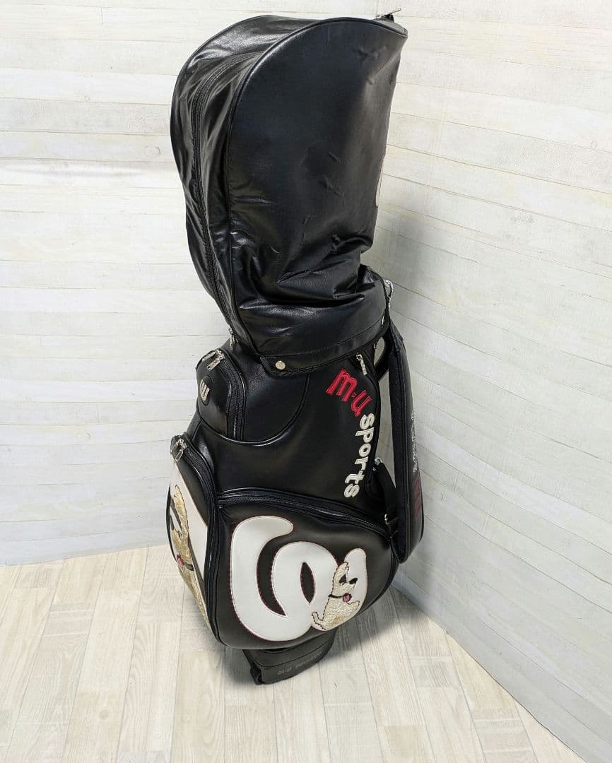 MU ミエコ ウエサコキャディバッグ キャスター付き　ゴルフバッグ