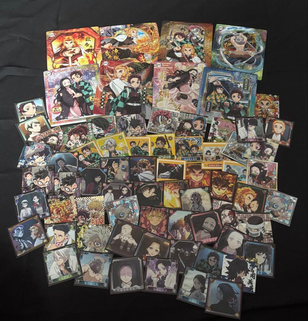 鬼滅の刃 まとめ売り 紙類 タペストリー ウエハース