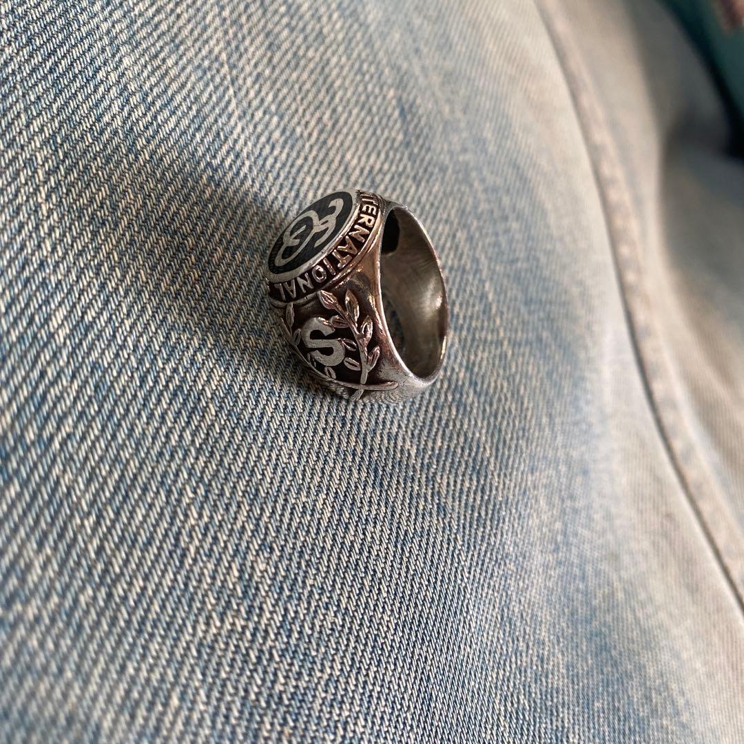 stussy OLD 20号　美品　リング