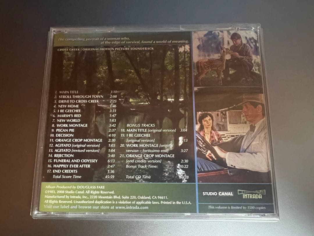 『CROSS CREEK』サウンドトラック