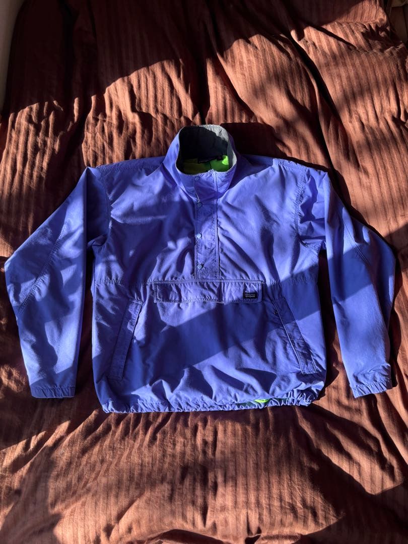 90s USA製 パタゴニア ナイロン スナップT プルオーバー M