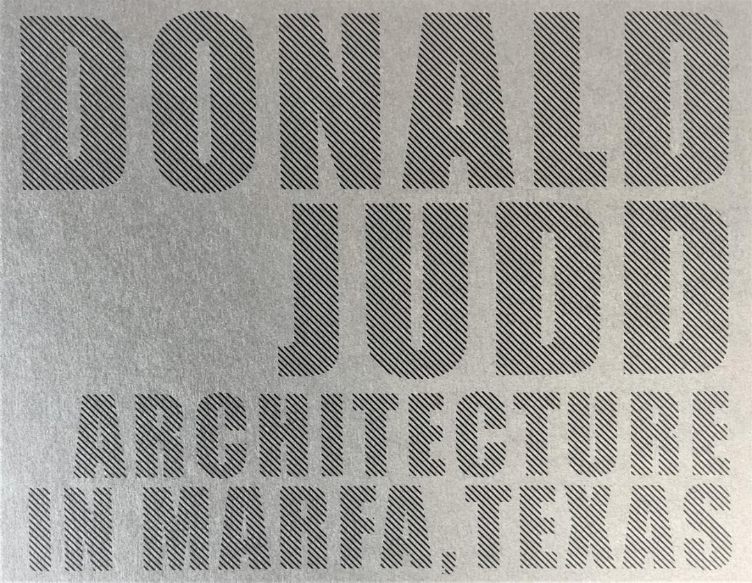 Donald Judd　ドナルド・ジャッド　作品　写真集　希少本