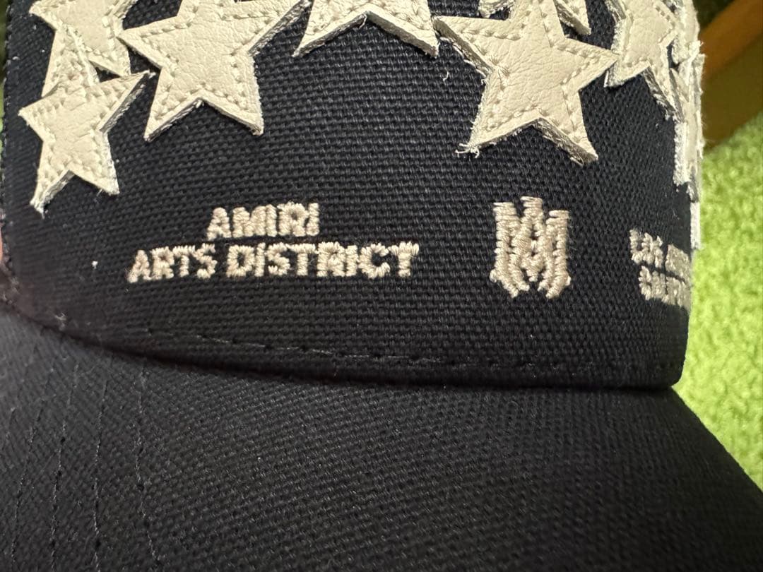 AMIRI STAR TRUCKER HATアミリブラックスタートラッカーハット