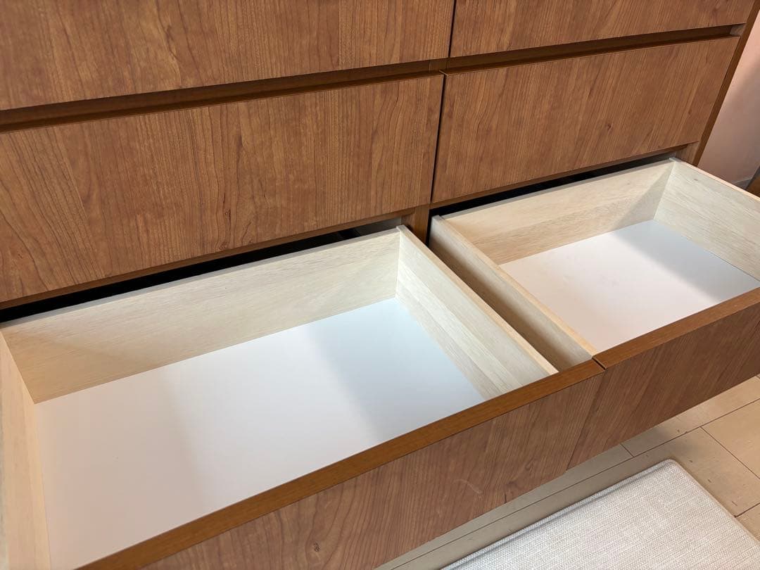 幅120cm LOWYA 木製チェスト 収納棚 北欧 アルダー 梱包たのメル便