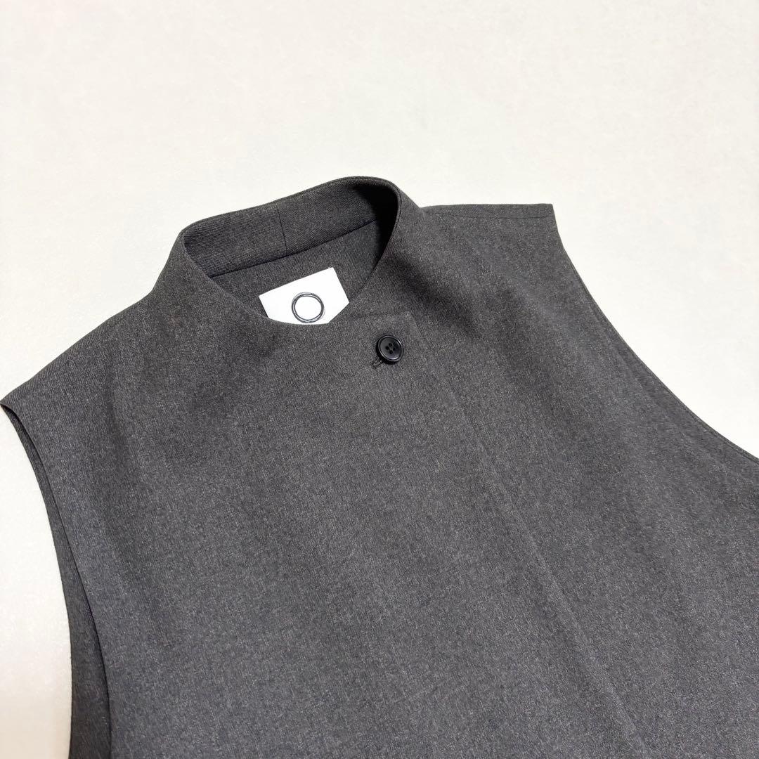 美品 人気 マルゥユナイテッドアローズ ウエストベルトジレ グレー