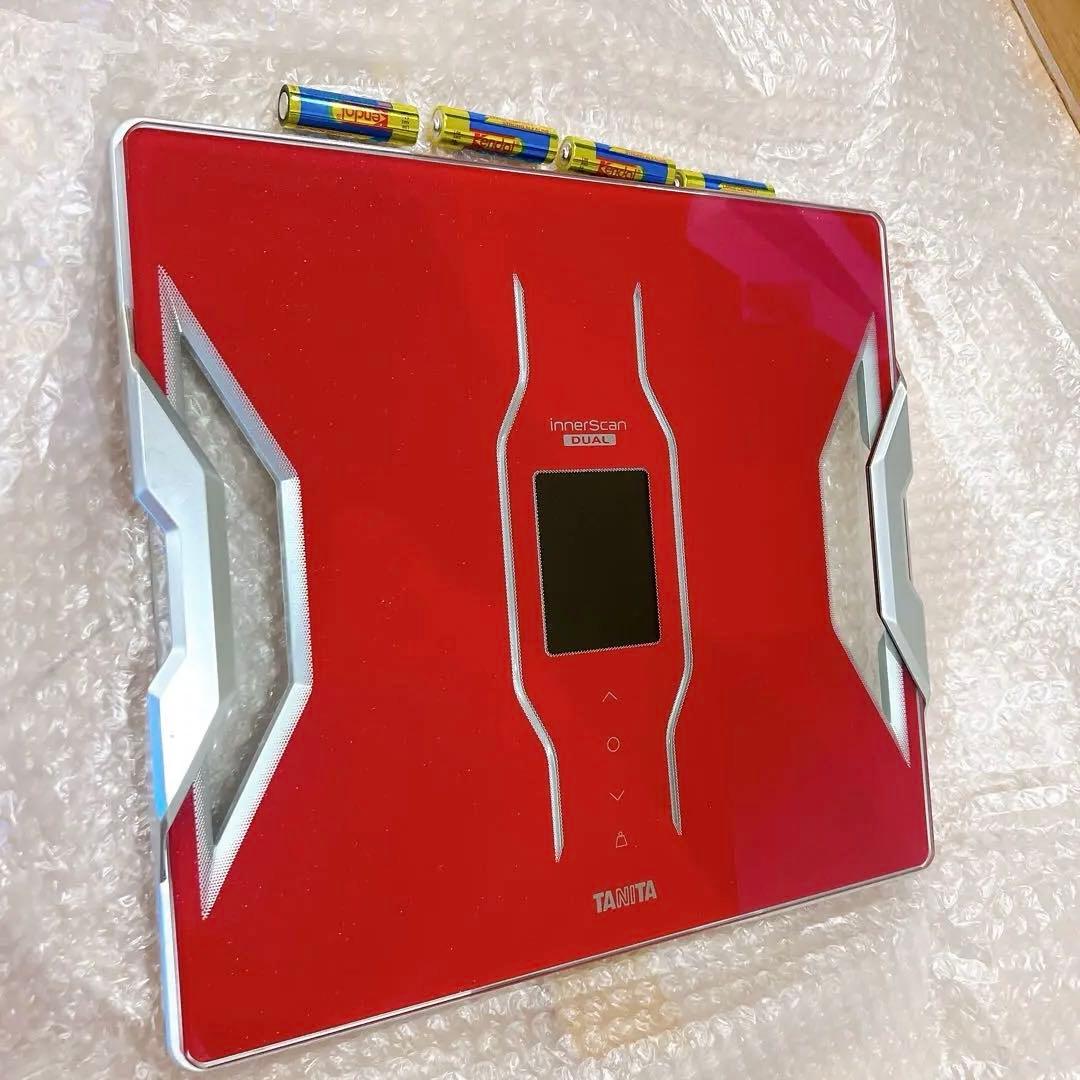 新品未使用TANITA RD-906 デジタル体重計 レッド