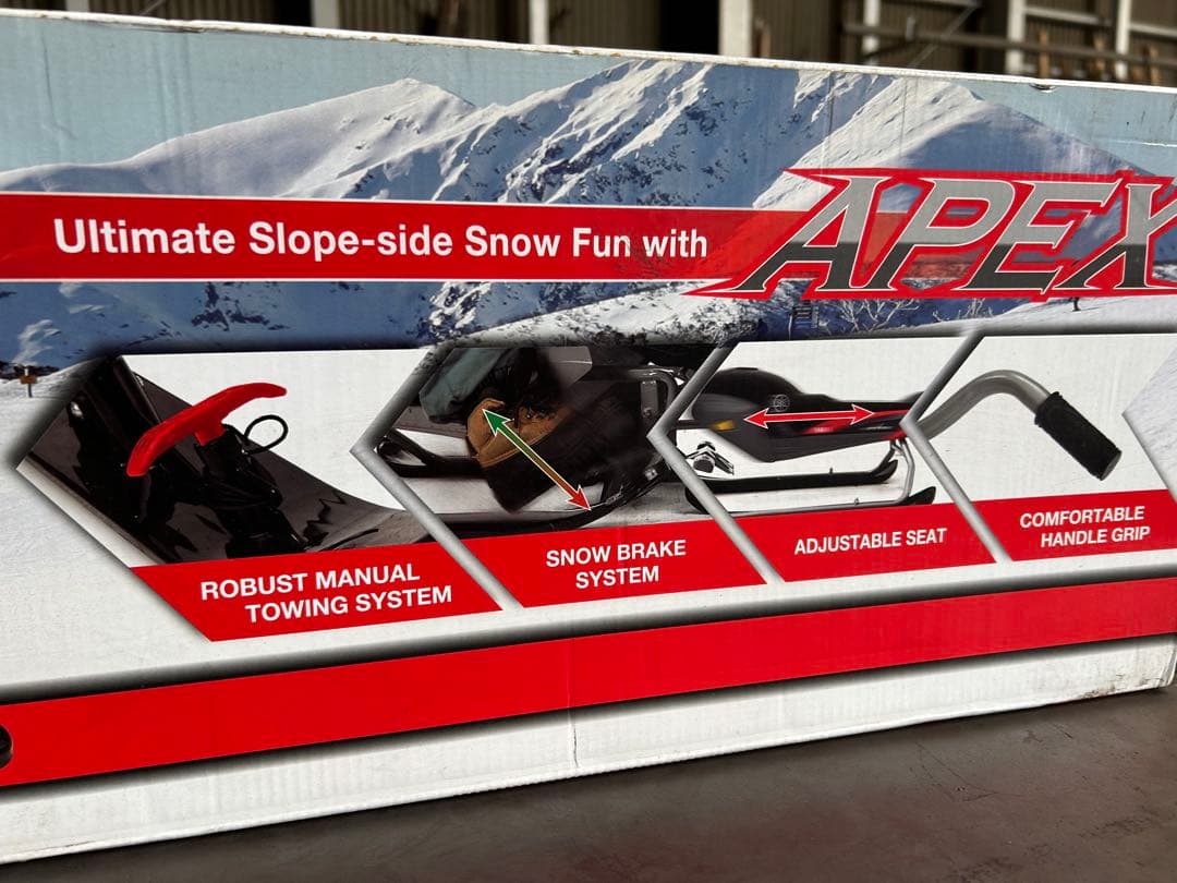 R*T様 YAMAHA 子供スノーバイク風そり 許容荷重40kg