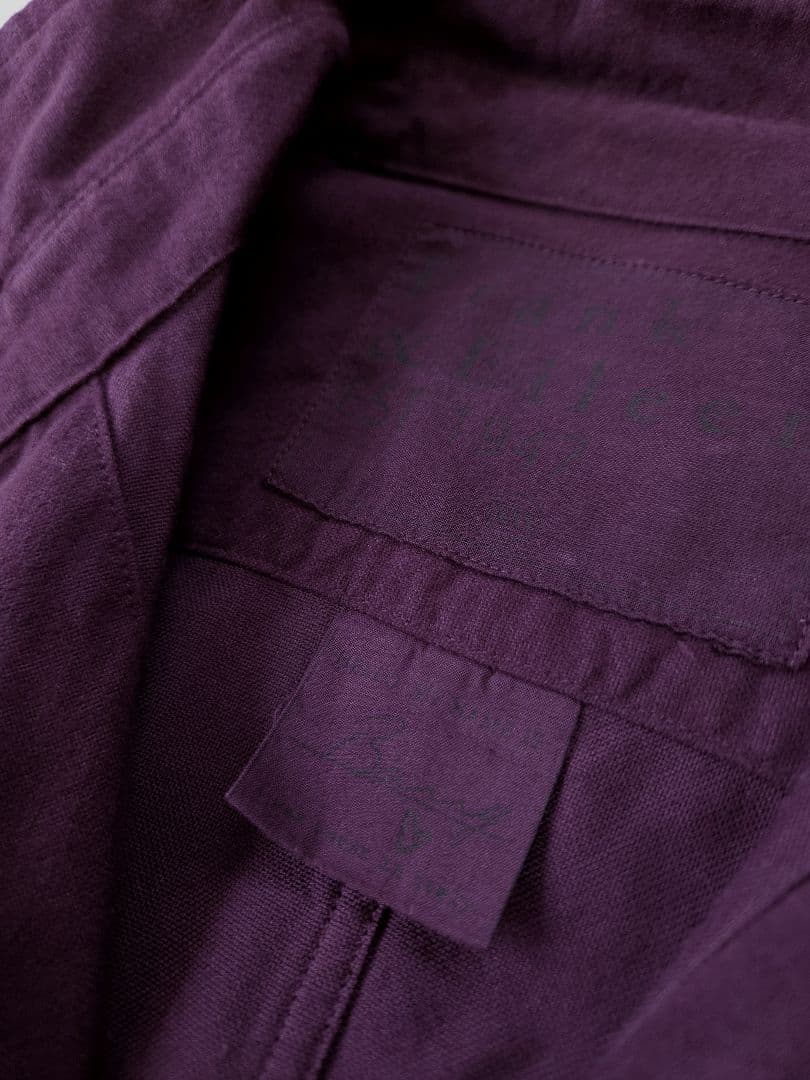 Frank&Eileen　BARRY　バリー　シャツ ボルドー系