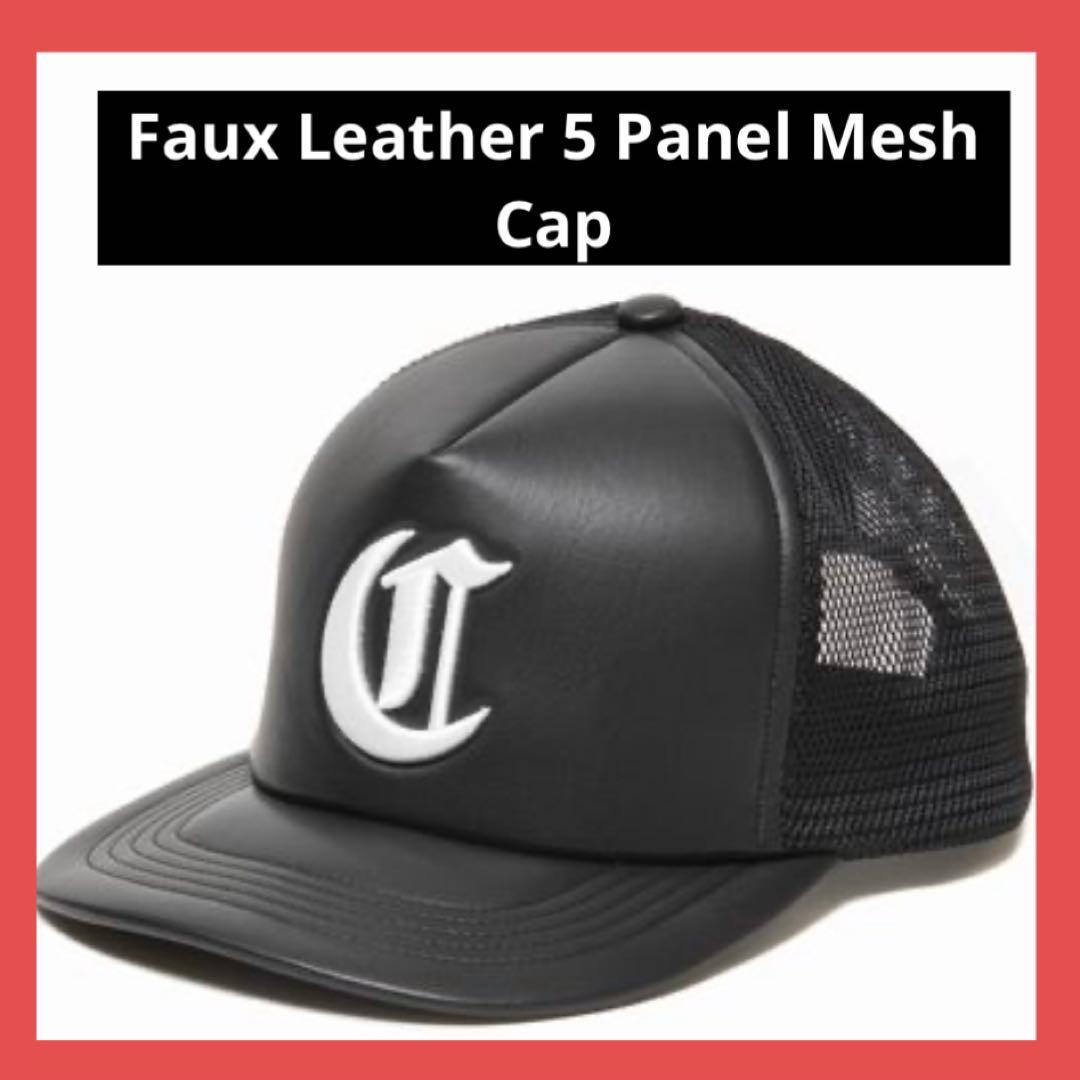 帽子 COOTIE Faux Leather 5 Panel Mesh Cap