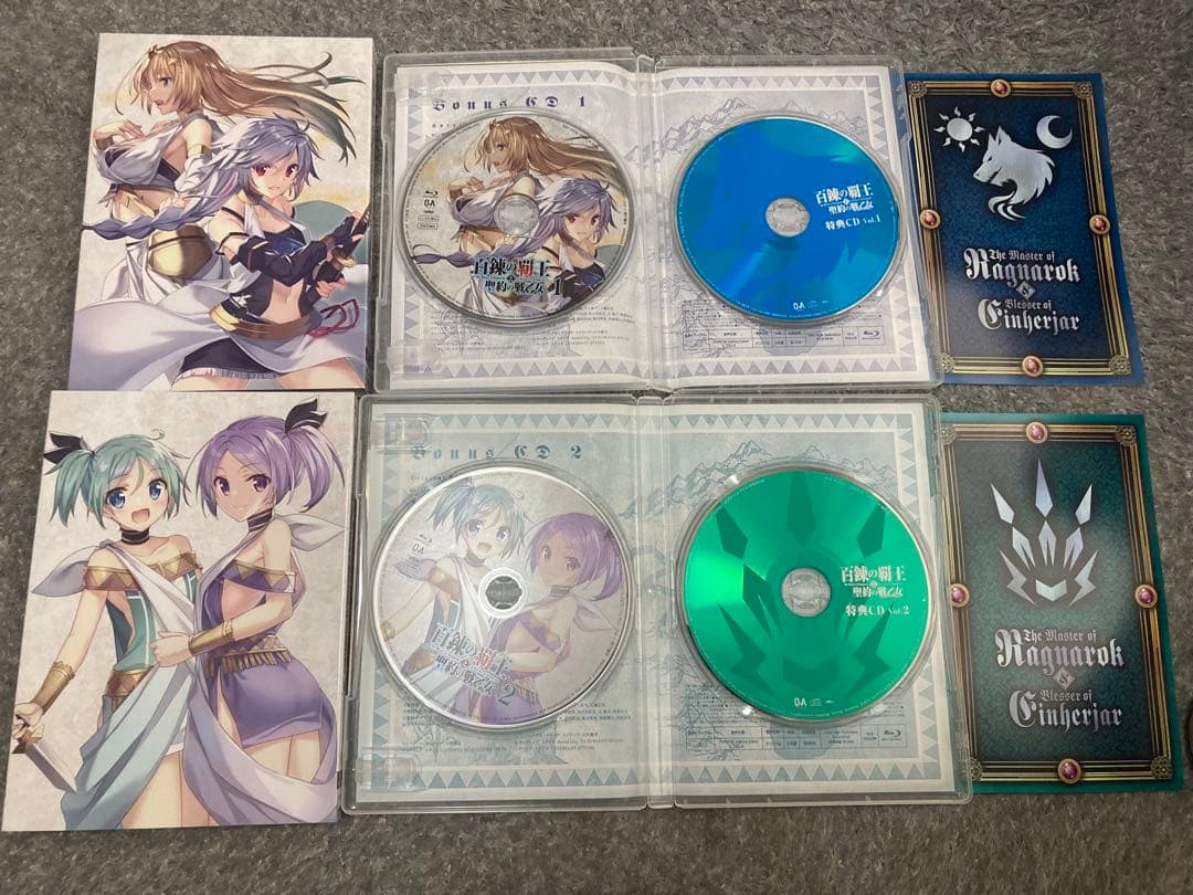 百錬の覇王と聖約の戦乙女(ヴァルキュリア) BD 全4巻セット＋全巻収納Box