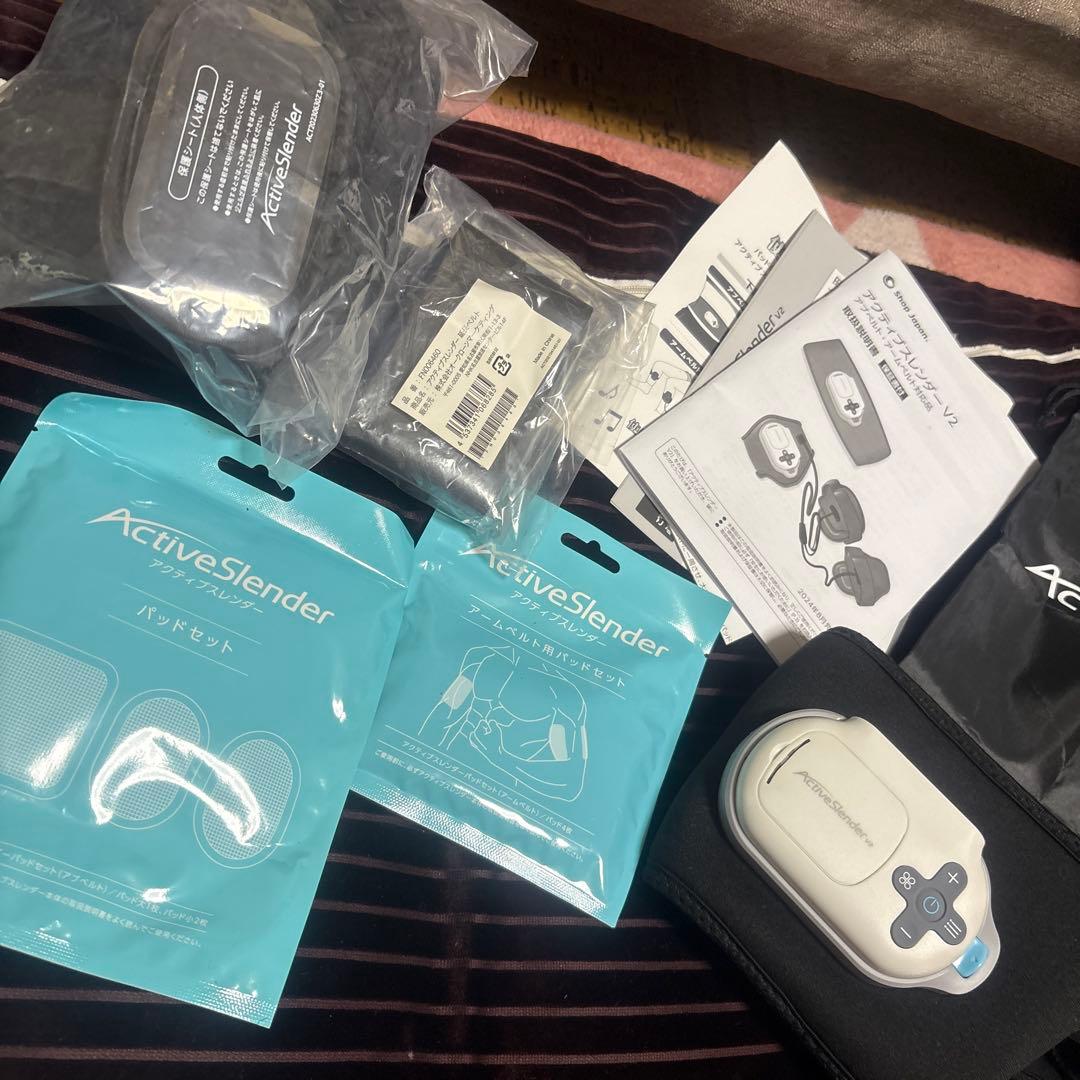 アクティブスレンダー　お腹と腕の新品パット付き