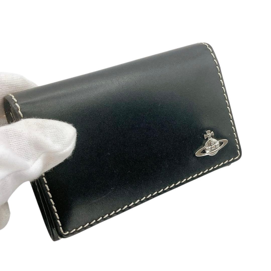 極美品✨ヴィヴィアンウエストウッド　カードケース　名刺入れ　オーヴ　ブラック