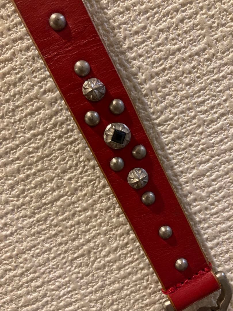 ヨージヤマモト レザーウォレットチェーン スタッズ