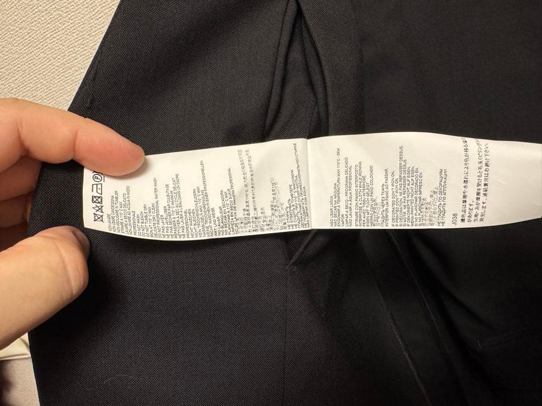 maison margiela ノーカラージャケットセットアップ