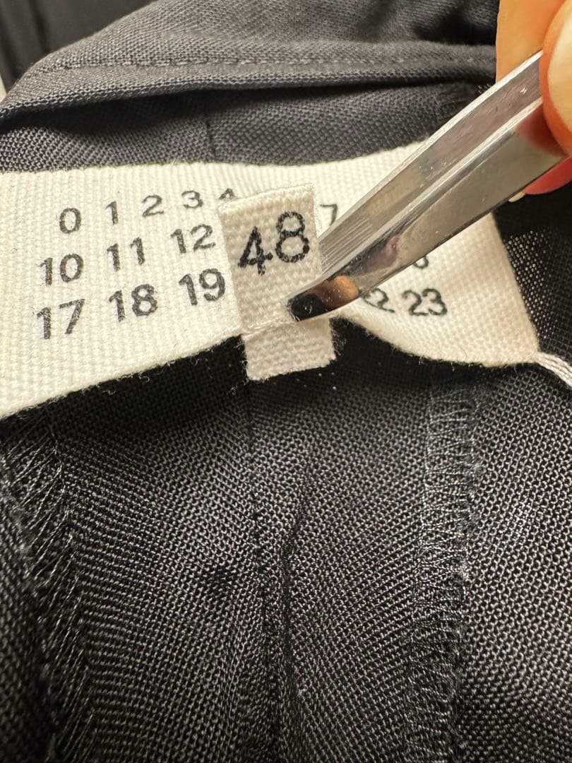 maison margiela ノーカラージャケットセットアップ