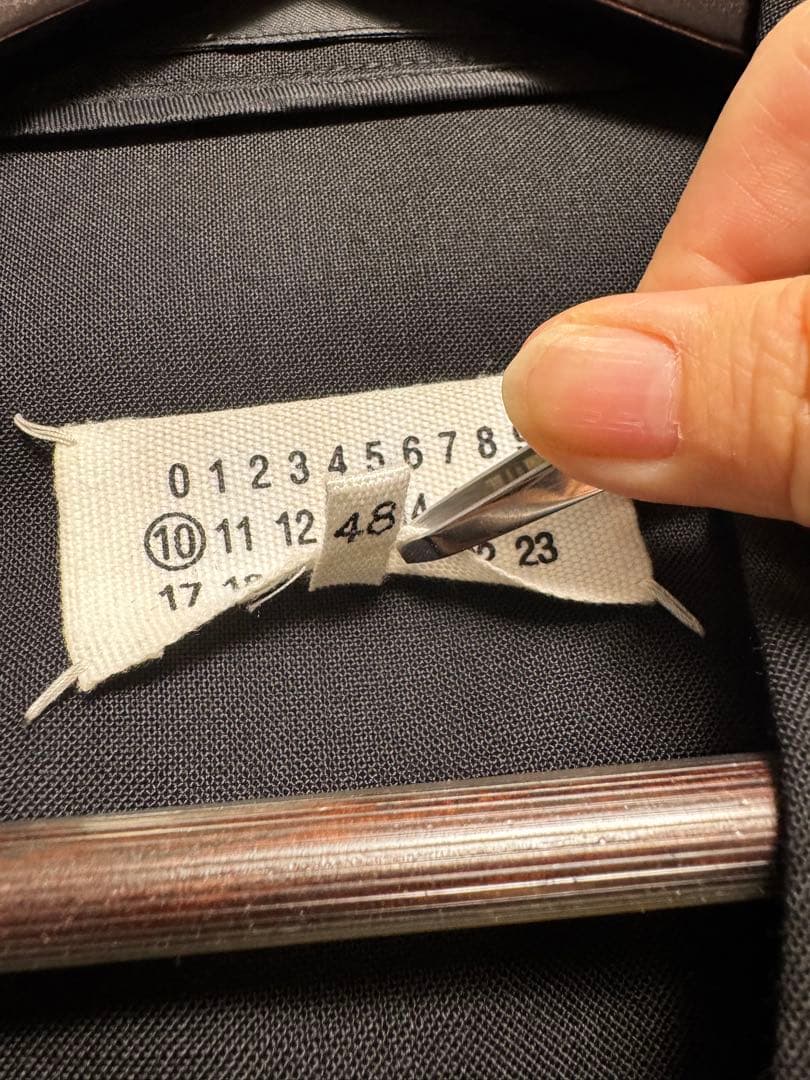 maison margiela ノーカラージャケットセットアップ