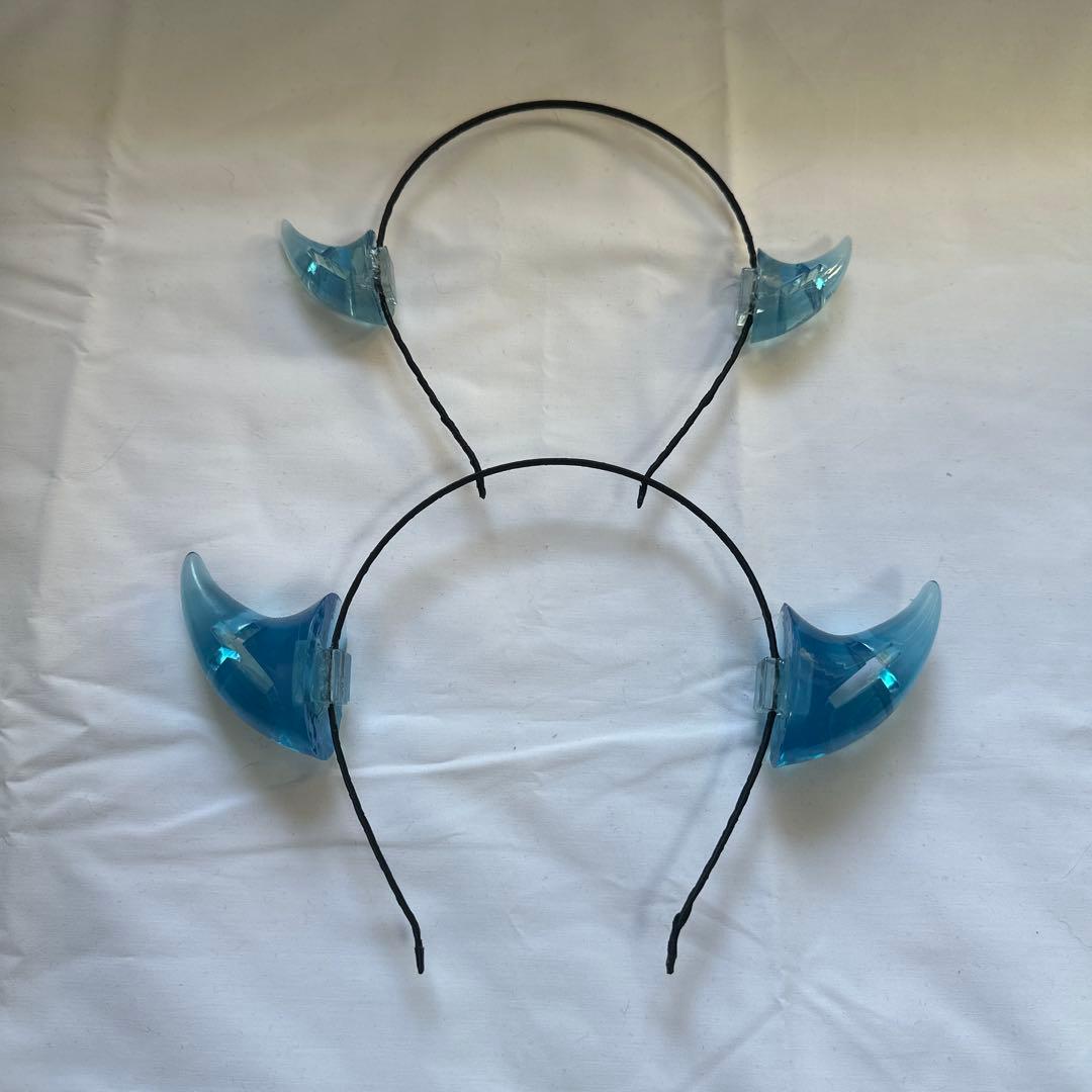 ⭐︎新品未使用⭐︎リリコラム ツノカチュ 透明ブルー