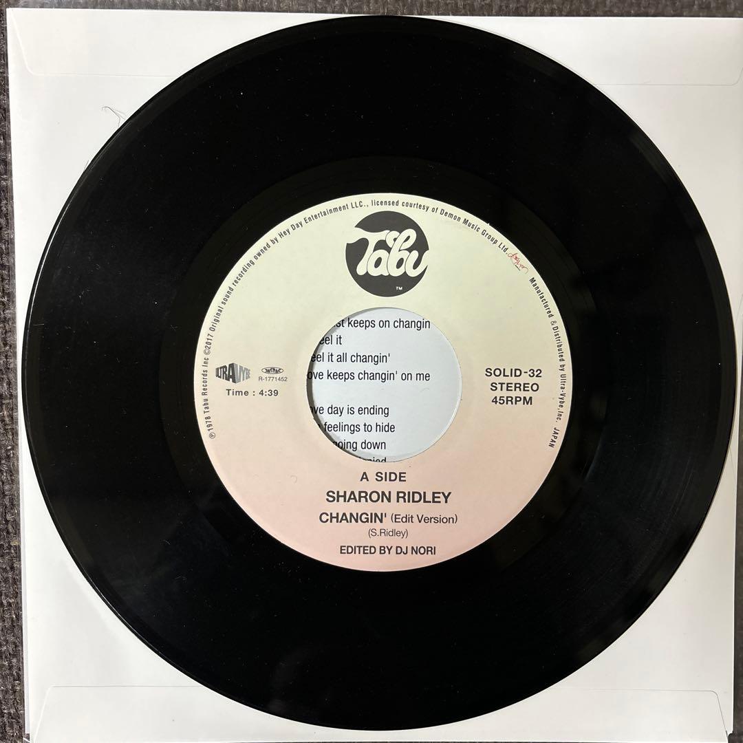 ⭐︎激レア盤⭐︎SHARON RIDLEY / Changin’（送料無料）