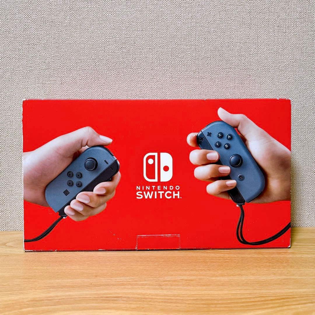 【未使用に近い】Nintendo Switch 本体 バッテリー強化版 グレー