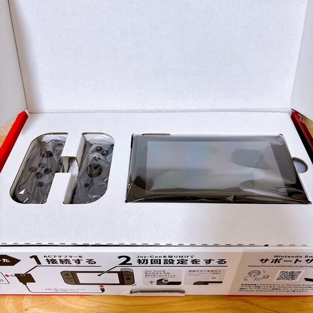【未使用に近い】Nintendo Switch 本体 バッテリー強化版 グレー